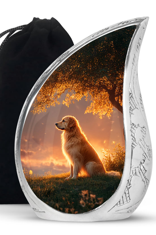 Pet Cremation Urn Dog - Golden Retriever Urn For Ashes