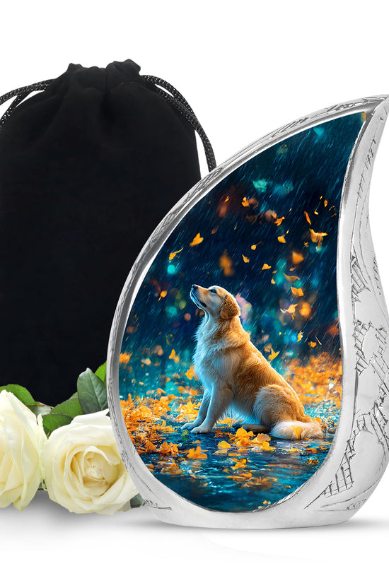 Blue Dog Urns For Ashes - Beautiful Memorial Tribute Urns For Ashes