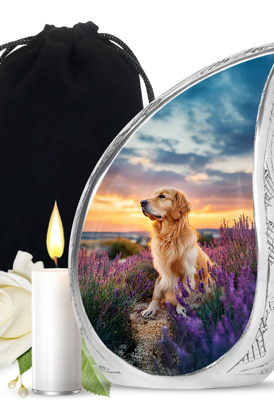 Golden Retriever Funeral Urn - Pet Cremation Urn For Ashes