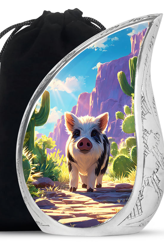 Desert Pig Memorial Urn - Cremation Urn For Human Ashes