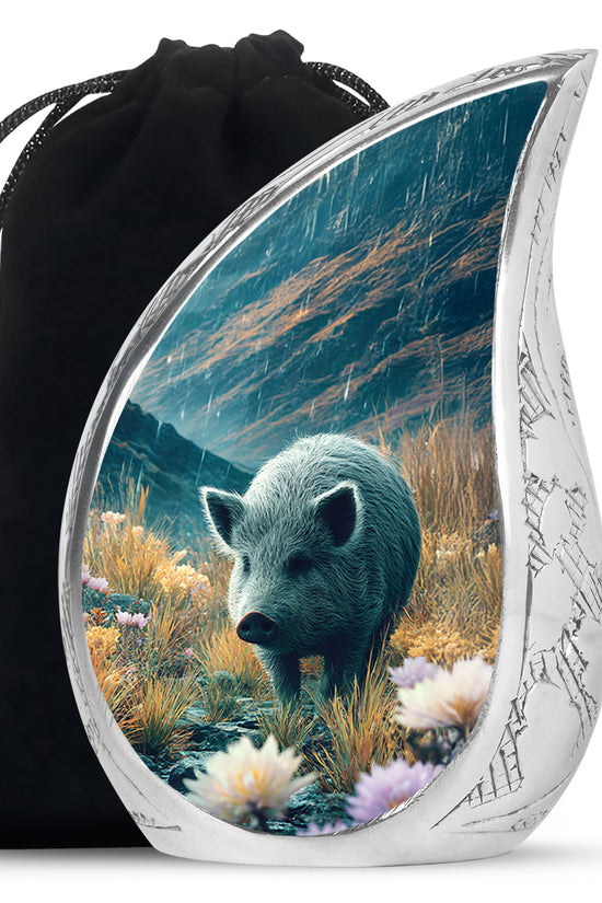 Wild Pig Cremation Urns - Beautiful Mountain Funeral Urns For Adult Ashes