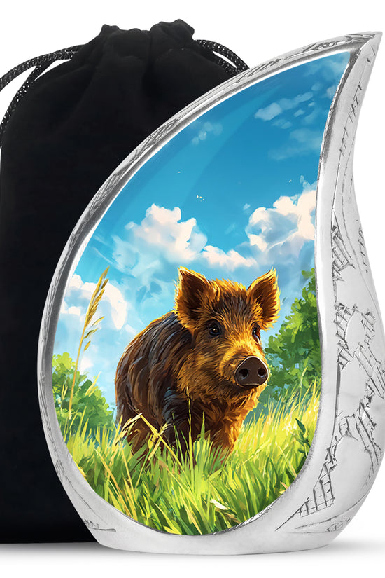 Brown Pig Cremation Urns - Beautiful Nature Memorial Urns For Burial