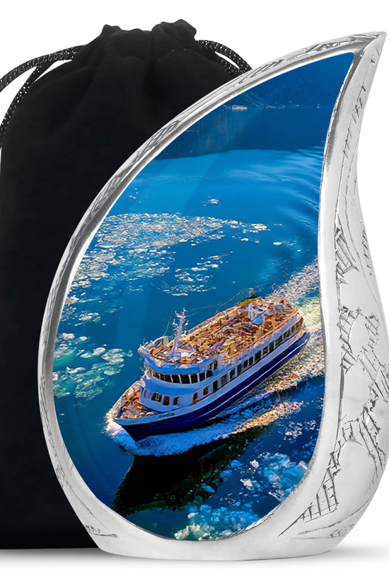 Cruise Ship Cremation Urn - Ocean Memorial Urn For Ashes
