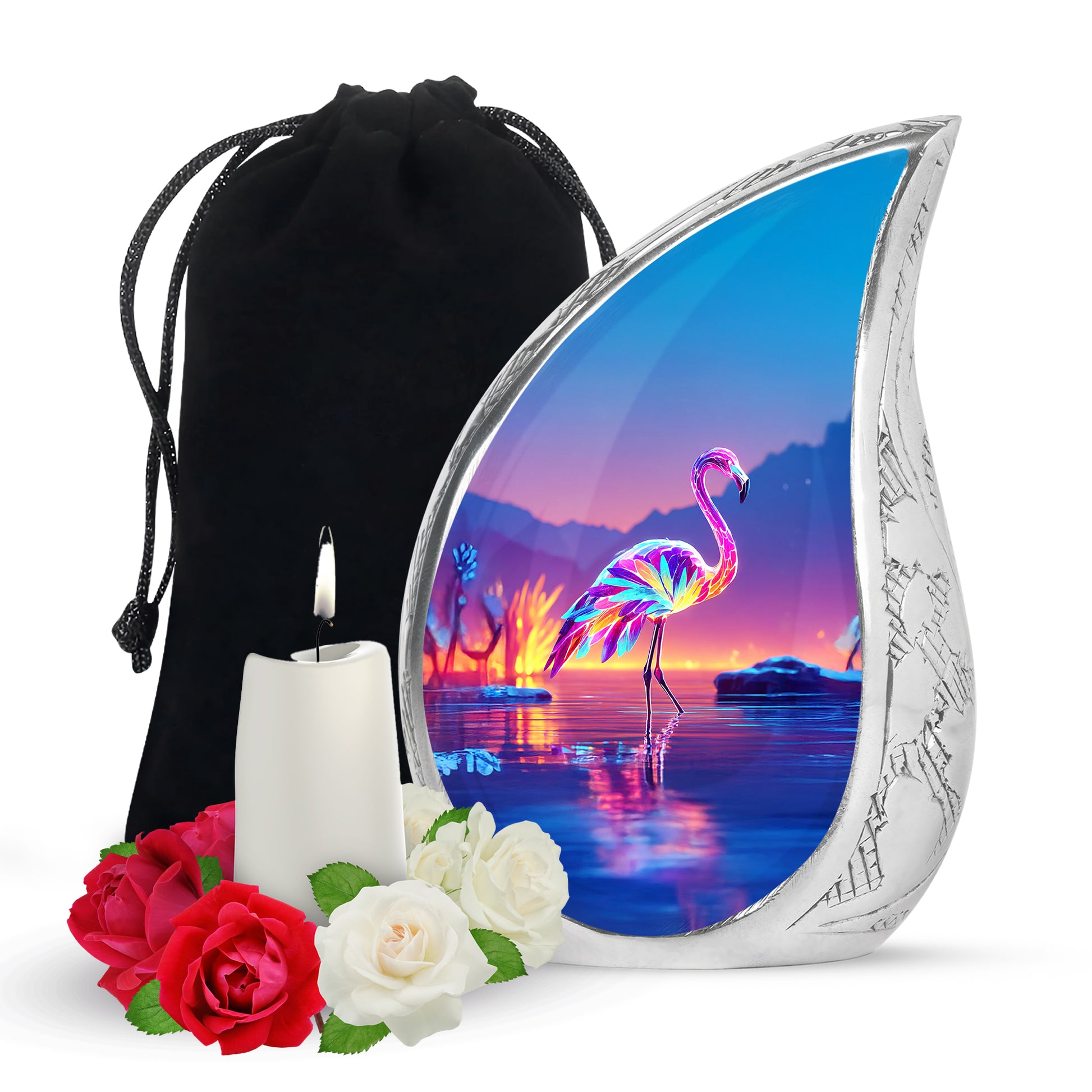 Beautiful Artistic Cremation Urn - Containers for Human Ashes