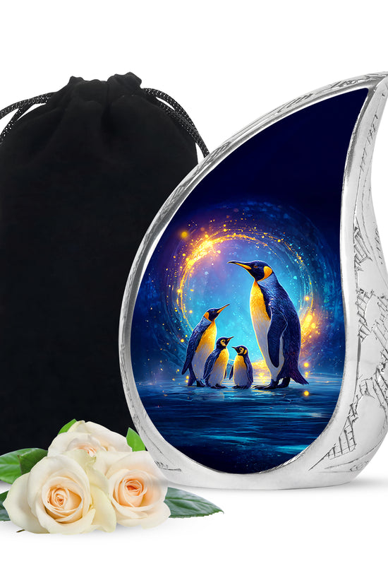 Penguin Urn For Ashes - Cremation Urn For Human Ashes