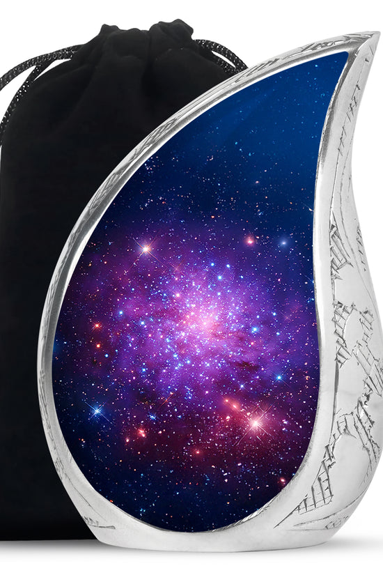 Galaxy Theme Cremation Urn - Funeral Urn For Male & Female