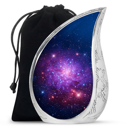 Galaxy Theme Cremation Urn - Funeral Urn For Male & Female