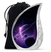 Space Planet Memorial Urn - Galaxy Funeral Urn For Burial