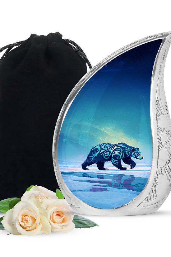 Bear Cremation Urn - Nature Wildlife Cremation Urn For Adult Ashes
