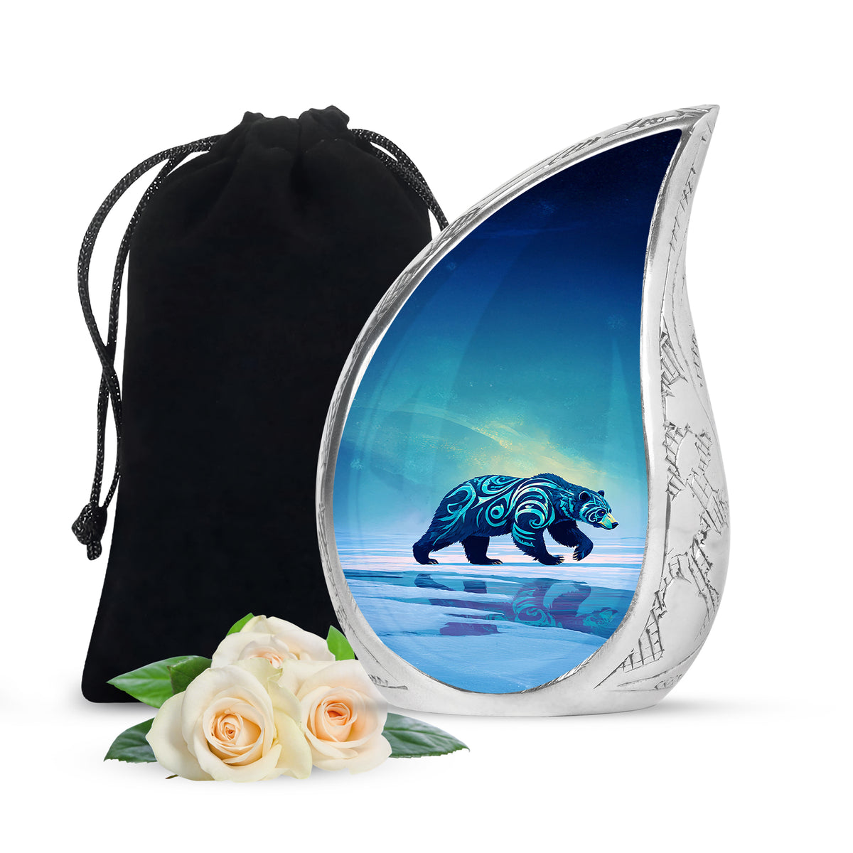 Bear Cremation Urn - Nature Wildlife Cremation Urn For Adult Ashes