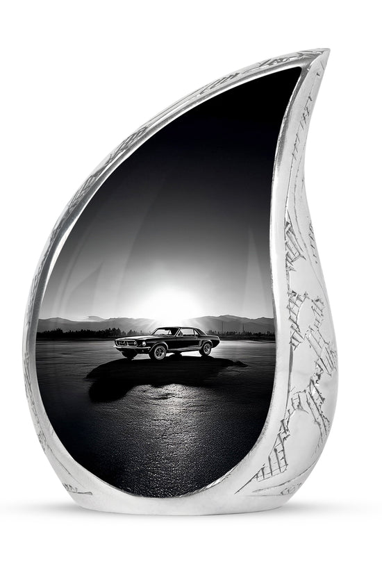 Personalized Eternal Car Cremation Urns - Gray 10-inch, 200 cu in - Karyliz