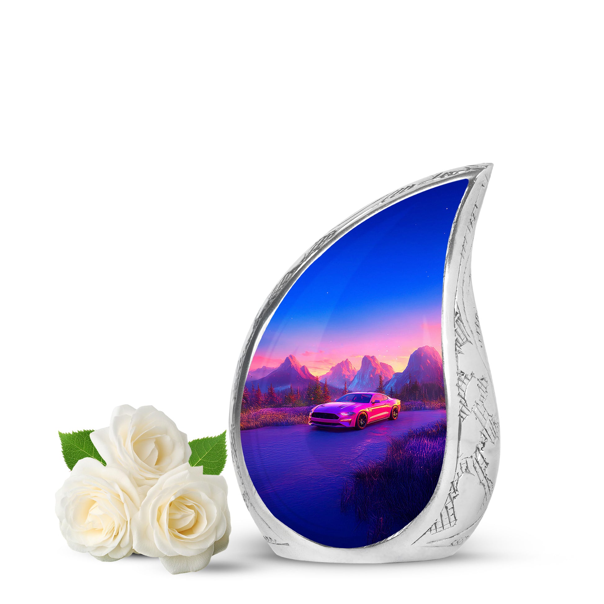 Harmonious Car Cremation Urns for Human Ashes - Pink 10-inch - Karyliz