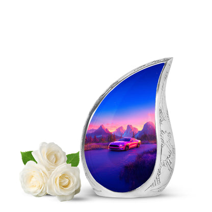 Harmonious Car Cremation Urns for Human Ashes - Pink 10-inch - Karyliz