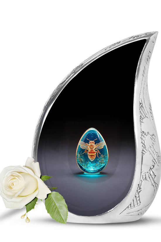 Blessed Bee Cremation Urns for Human Ashes - Black 10-inch - Karyliz