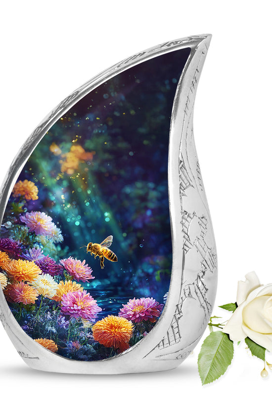 Sublime Bee Cremation Urns for Human Ashes - Black 10-inch - Karyliz