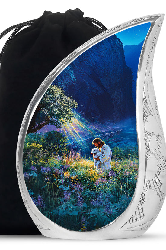 Jesus Memorial Urn - Beautiful Cremation Urn For Human Ashes