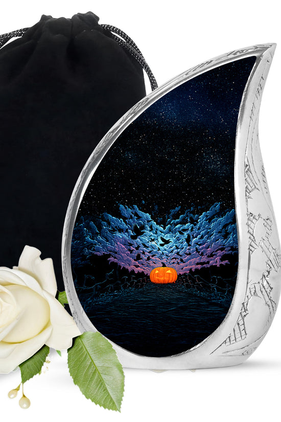 Artistic Halloween Funeral Urn - Cremation Urn For Male & Female Ashes