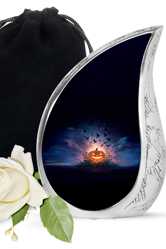 Halloween Crow Funeral Urn – Decorative Ashes Urn For Adult Ashes