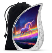 Unicorn Theme Memorial Urn - Rainbow Theme Cremation Urn For Adult Ashes