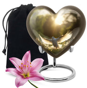 Dove Funeral Urn - Divine Funeral Cremation Urn For Male & Female