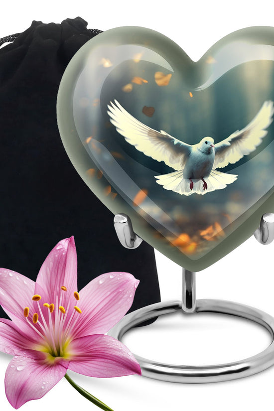 Dove Bird Urns For Ashes - Large Cremation Urn For Loved ones