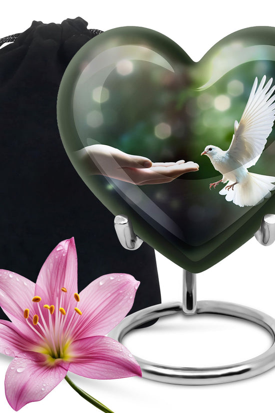 Dove Cremation Funeral Urn - Large Funeral Urn For Loved Ones