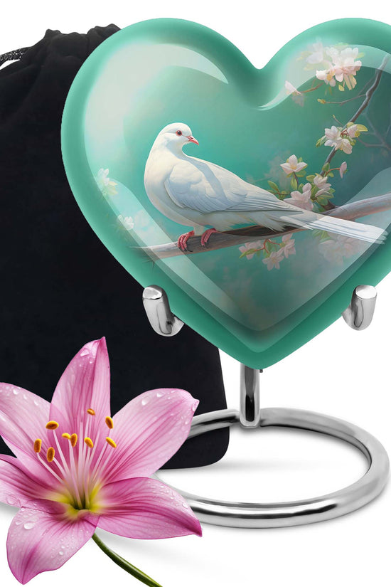 Dove Funeral Urn - Large Funeral Urn For Loved Ones