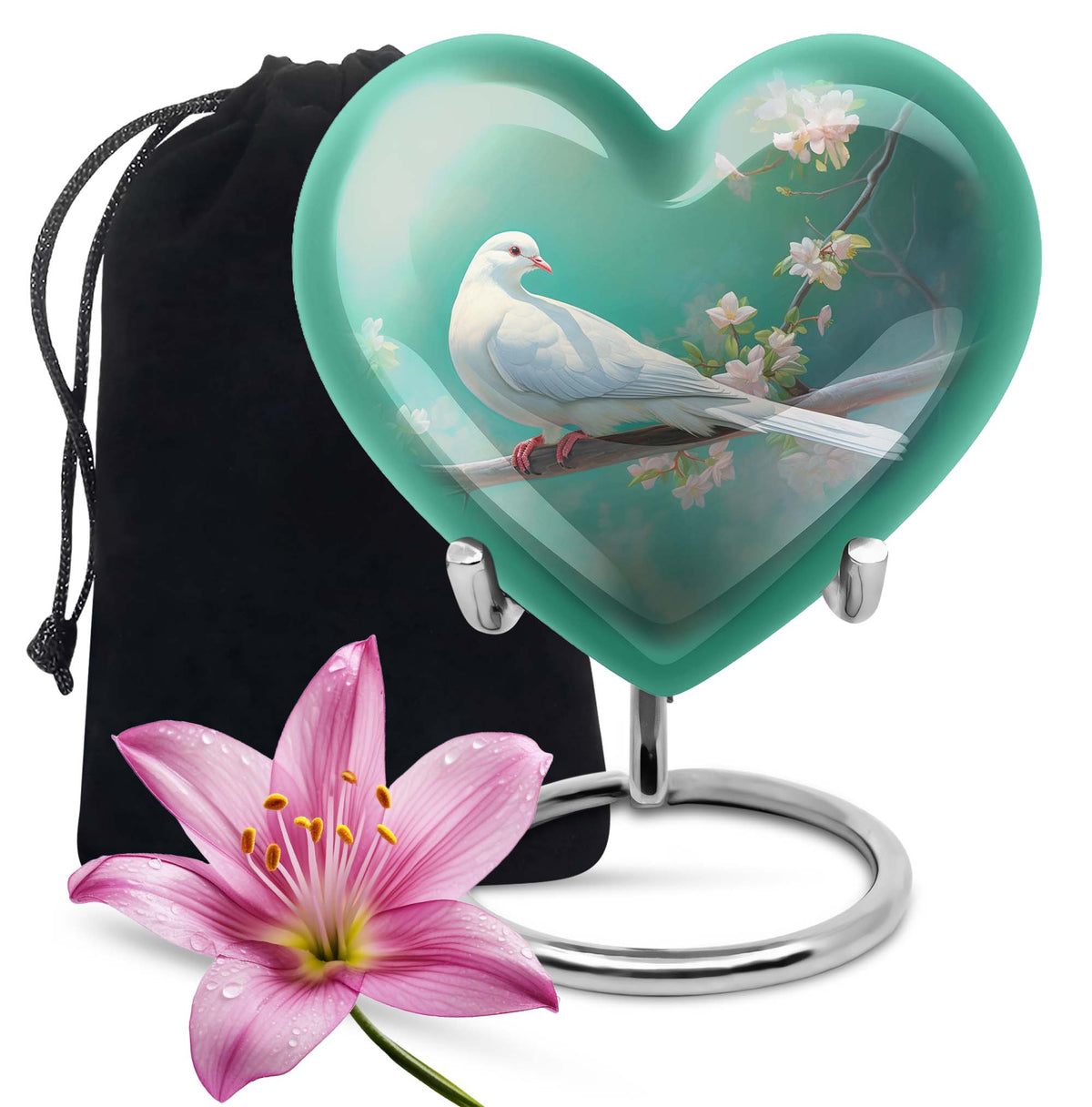 Dove Funeral Urn - Large Funeral Urn For Loved Ones