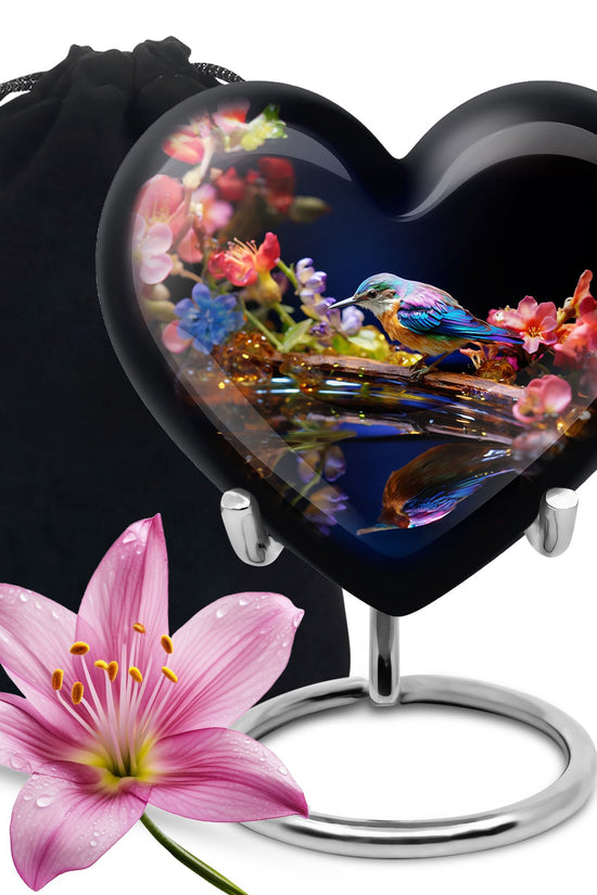 Sparrow Cremation Urn - Aluminium Memorial Urn For Male & Female