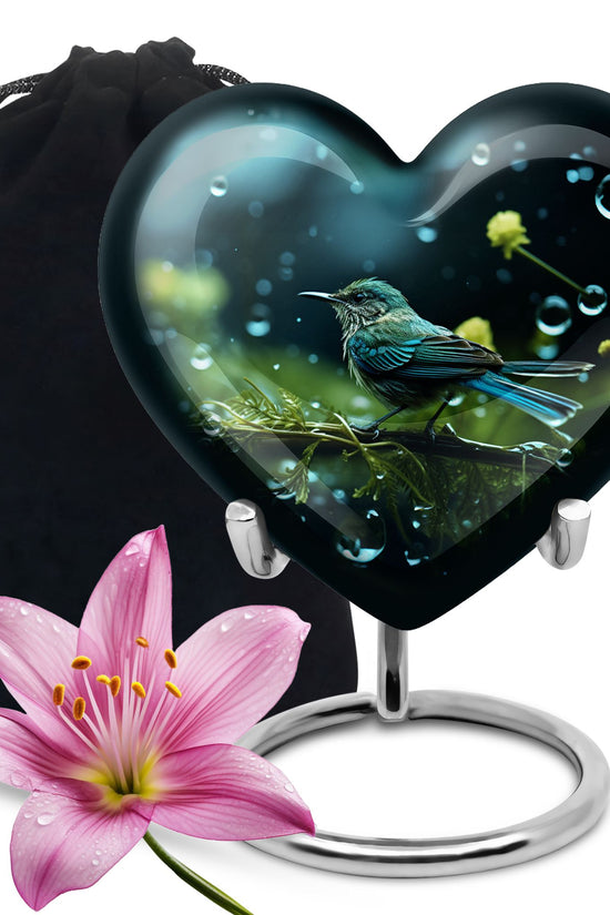 Sparrow Memorial Urn For Ashes - Large Cremation Urn For Ashes