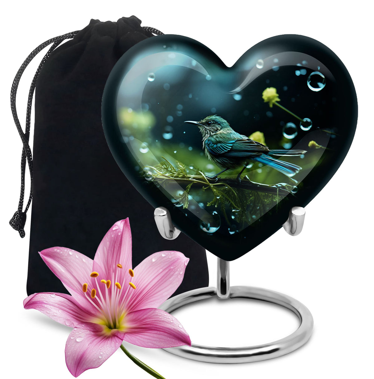 Sparrow Memorial Urn For Ashes - Large Cremation Urn For Ashes