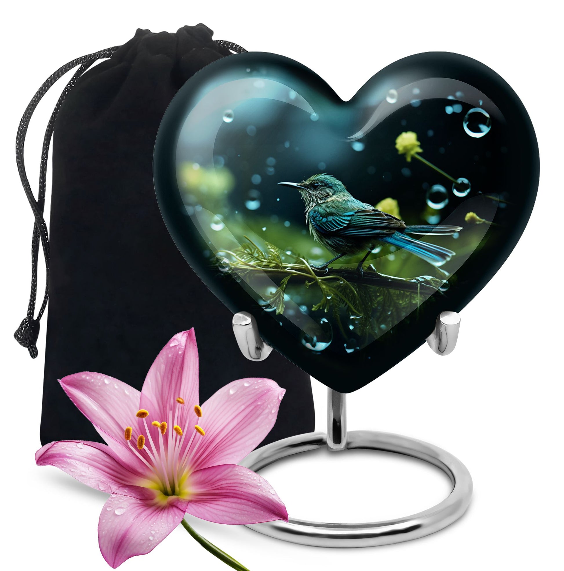Sparrow Memorial Urn For Ashes - Large Cremation Urn For Ashes
