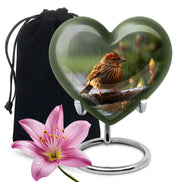 Sparrow Cremation Urn For Ashes -Nature Funeral Urn For Adult Ashes