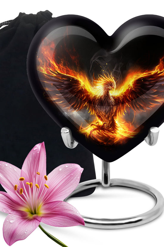Phoenix Funeral Urn - Aluminium Urn For Male & Female