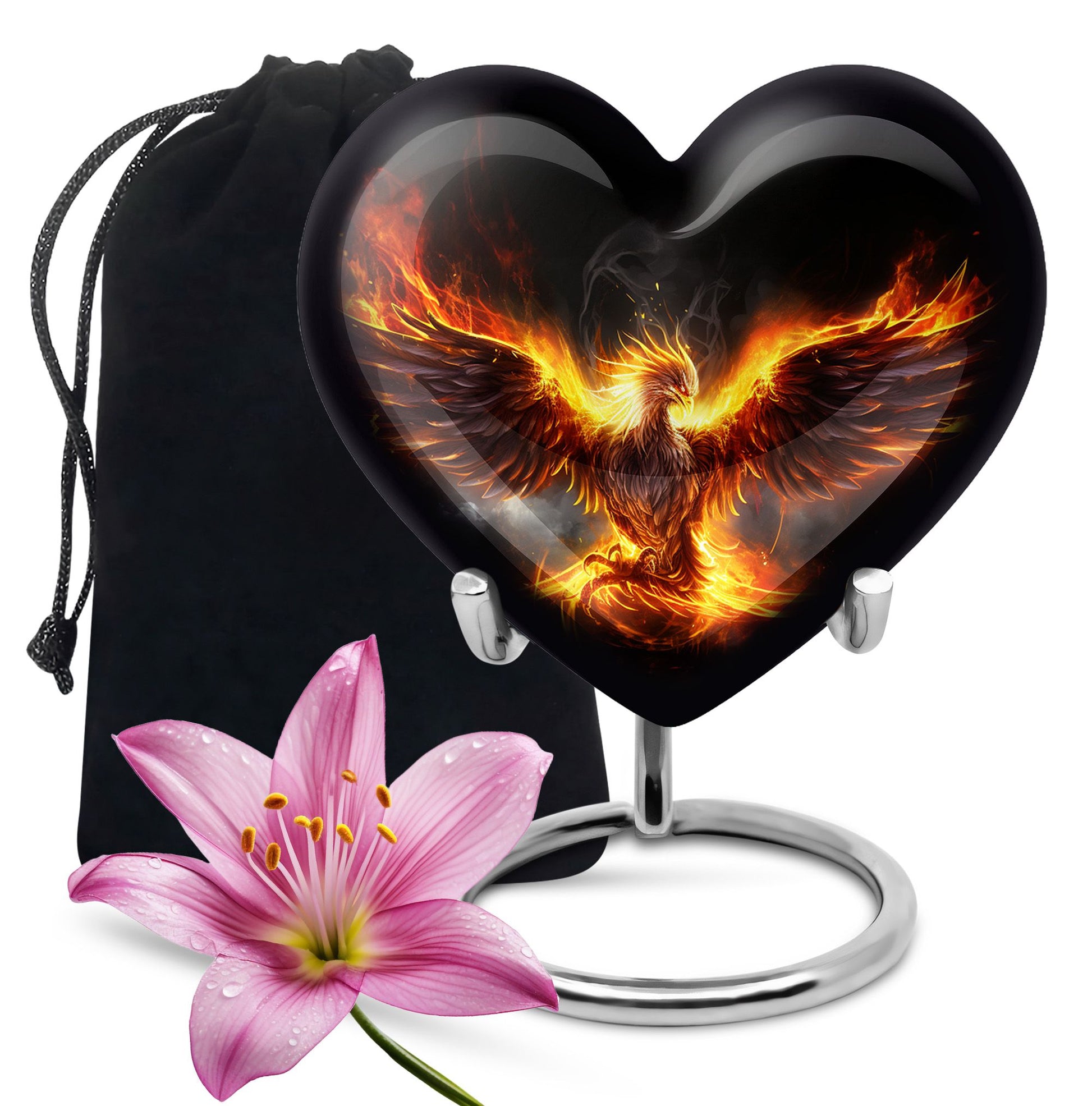 Phoenix Funeral Urn - Aluminium Urn For Male & Female