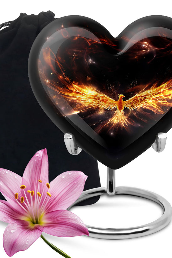 Phoenix Memorial Urn - Large Cremation Urn For Loved Ones