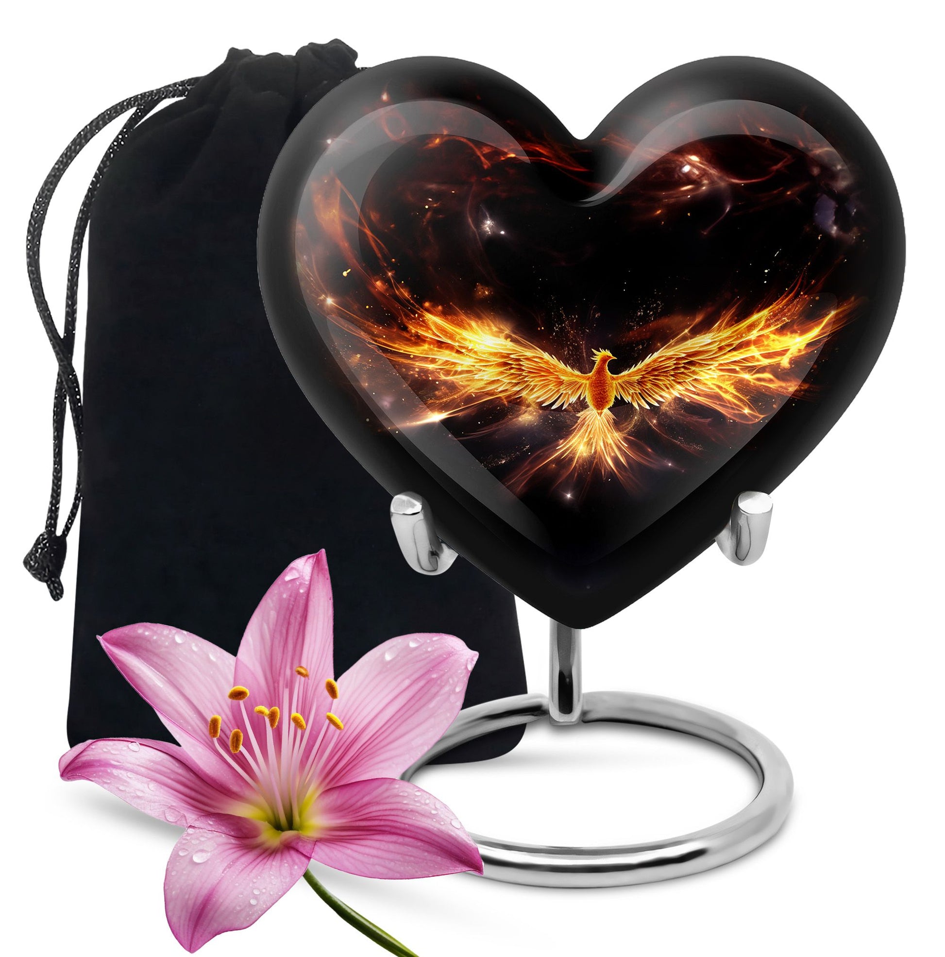 Phoenix Memorial Urn - Large Cremation Urn For Loved Ones