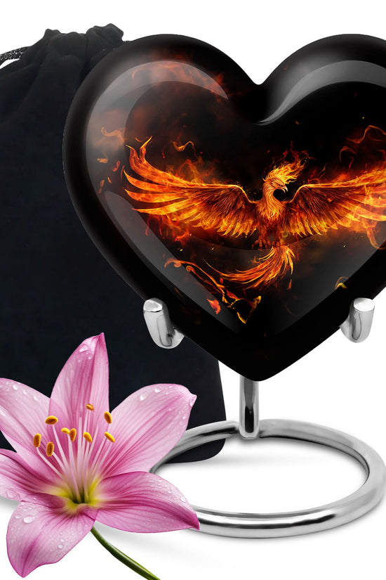 Phoenix Fire Memorial Urn - Spritual Cremation Urn For Loved Ones