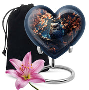 Black Owl Cremation Urn – Elegant Memorial Urn For Human Ashes