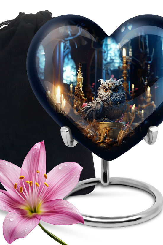Owl Cremation Urn – Beautiful Memorial Urn For Human Ashes