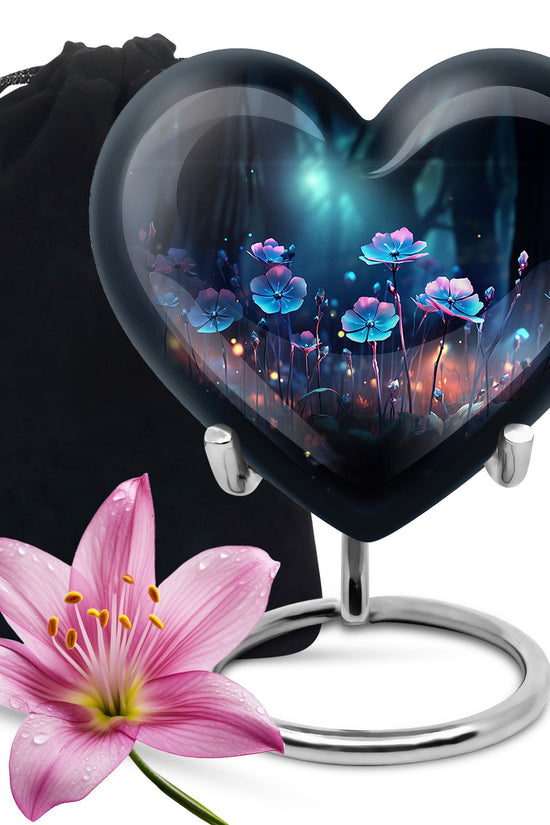 Scorpion Grass Cremation Aluminium Urn - Memorial Ashes Urn For Ashes