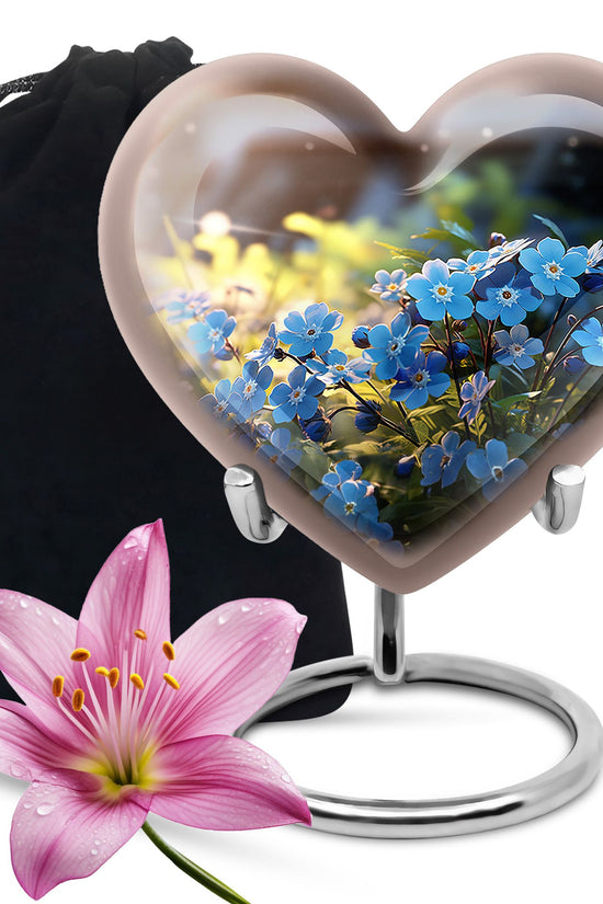 Scorpion Grass Cremation Urn - Stylish Funeral Urn For Female Ashes