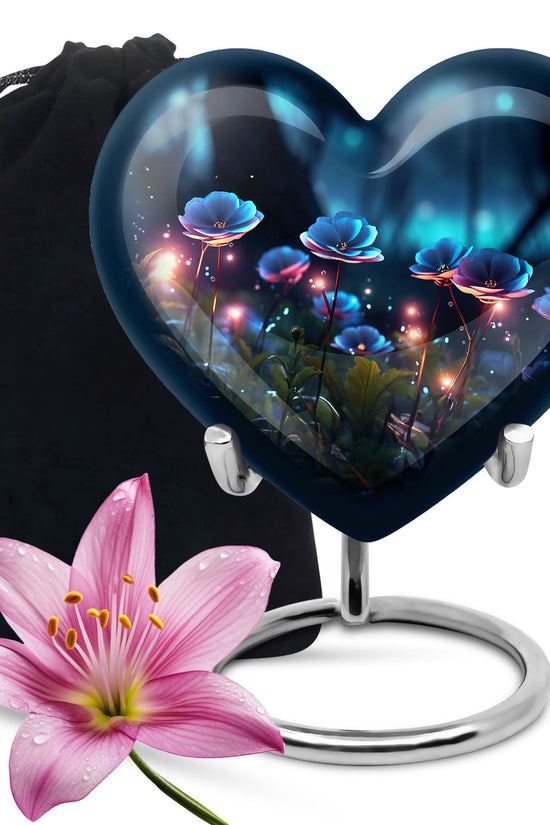 Scorpion Grass Adult Memorial Urn - Elegant Cremation Urn For Ashes