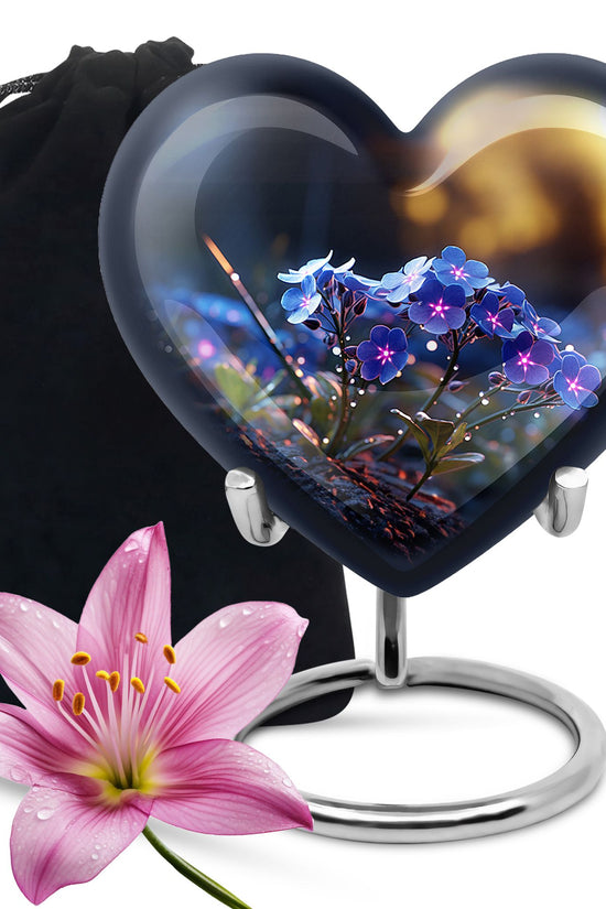 Scorpion Grass Funeral Urn For Ashes - Decorative Aluminium Cremation Urn