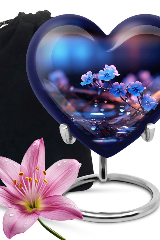 Lily Blossom Cremation Urn - Elegant Funeral Urn For Human Ashes