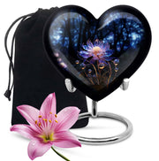 Beautiful Flower Cremation Urn - Forest Funeral Urn For Burial