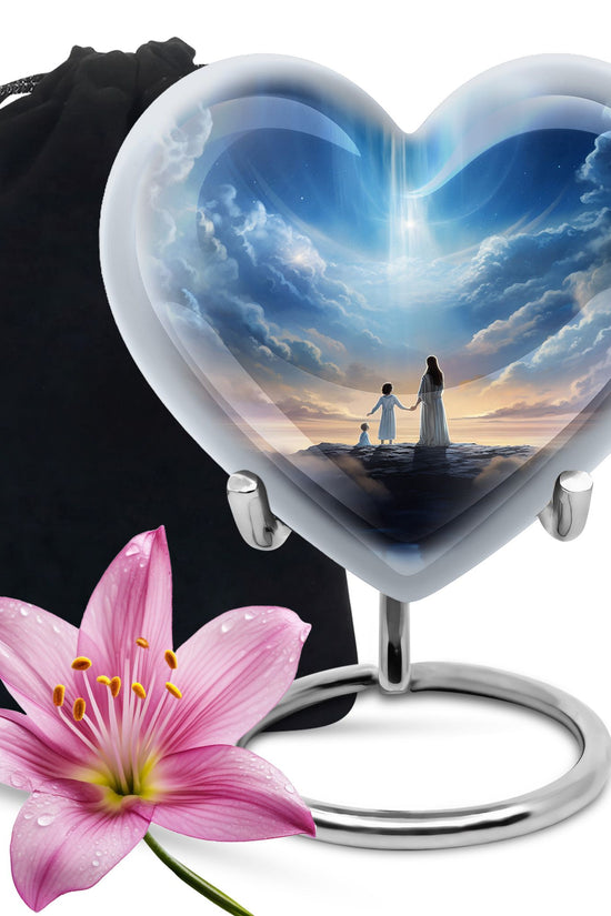 Heavenly Path Cremation Urn For Ashes - Peaceful Memorial Urn For Human Ashes