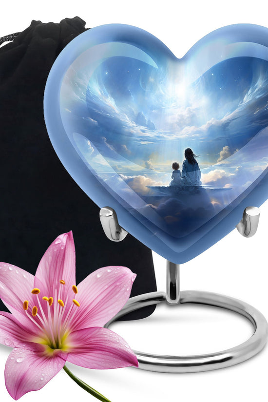 Heaven Cloud Memorial Urn - Peaceful Angel Cremation Urn For Male & Female