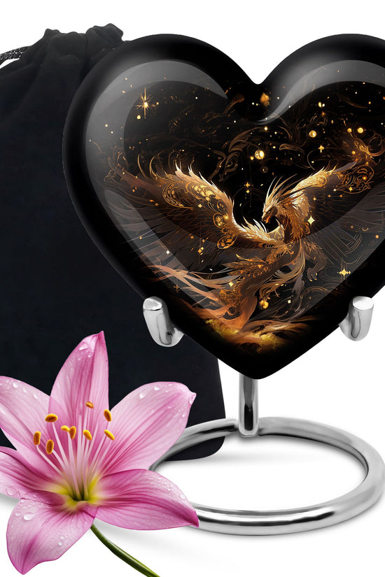 Celestial Silver Dragon Funeral Urn For Adults - Premium Aluminium Urn