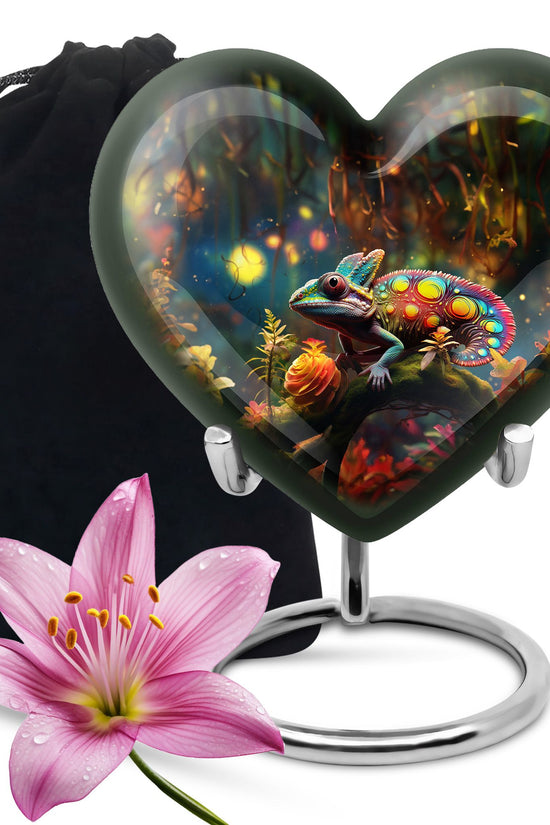 Fierce Crimson Dragon Cremation Urn For Human Ashes - Red Funeral Urn